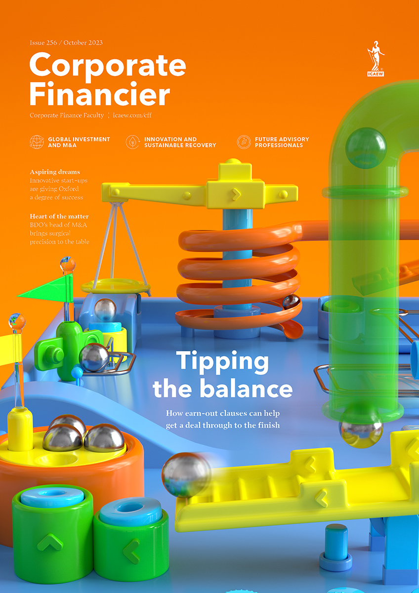 Corporate Financier - Magazine Cover